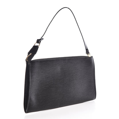 Louis Vuitton Epi Pochette Accessories 24 Black 3 of 9