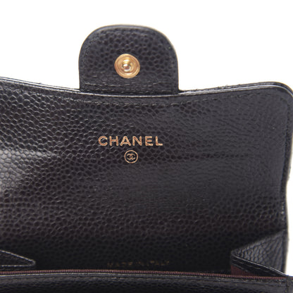 Chanel Caviar Quilted Flap Card Holder Black 5 of 8