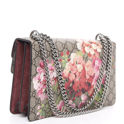 Gucci GG Supreme Monogram Blooms Small Dionysus Shoulder Bag Beige Multicolor Dry Rose 3 of 12