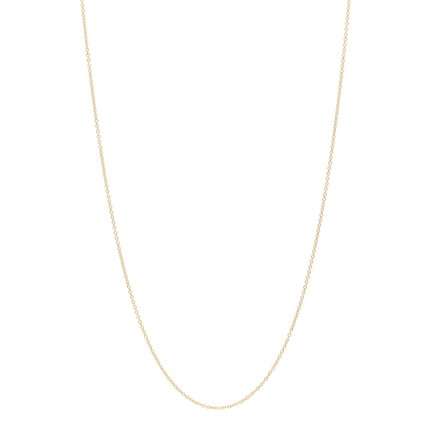 Tiffany 18K Yellow Gold Chain Necklace 18" 1 of 4