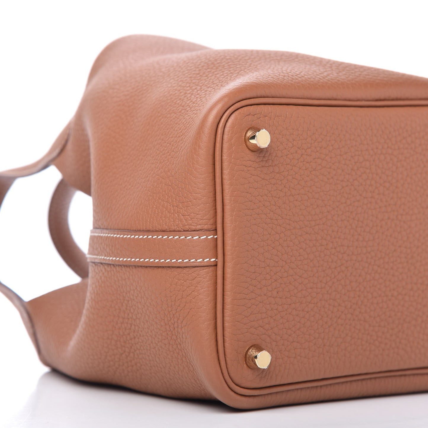 Taurillon Clemence Picotin Lock 18 PM Gold