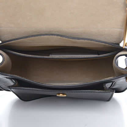 Chloe Calfskin Small Charm Hudson Shoulder Bag Black 5 of 15