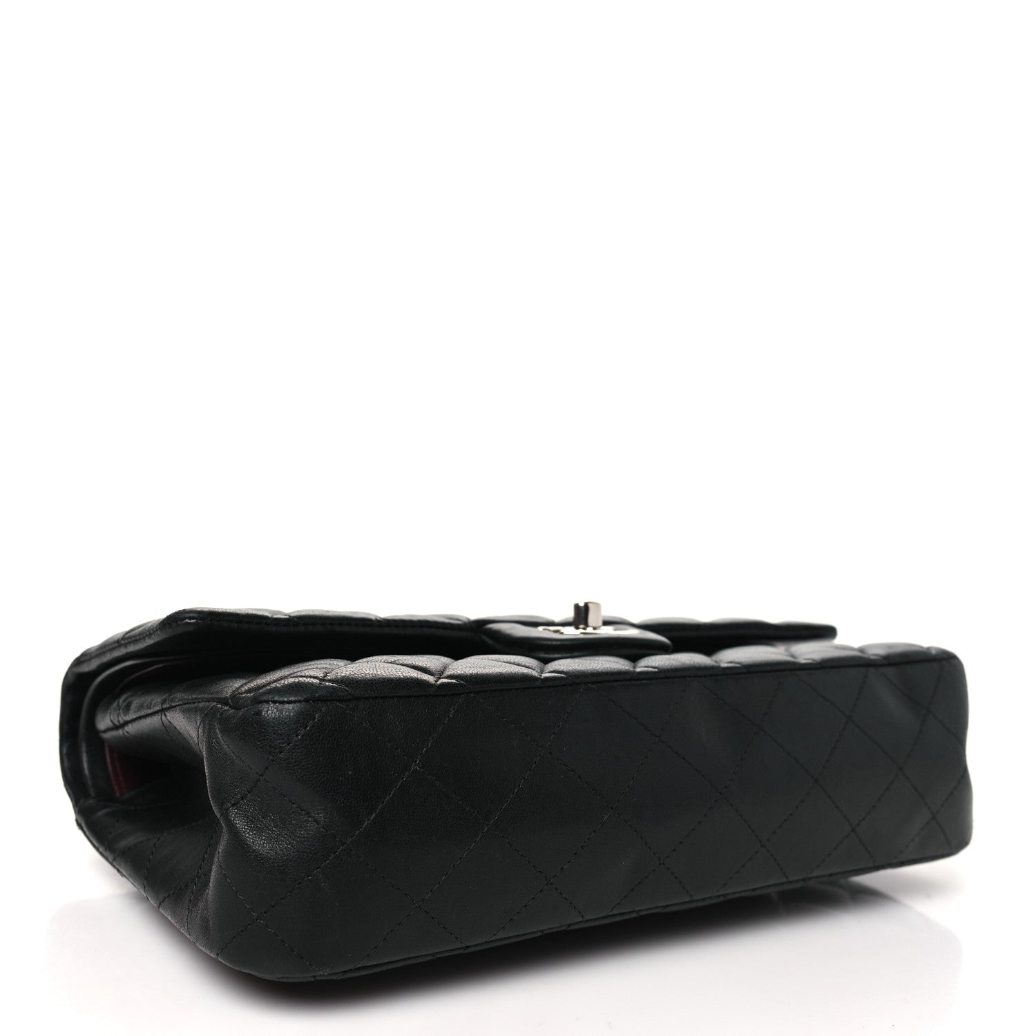 Chanel Lambskin Quilted Medium Double Flap Black 4 of 12