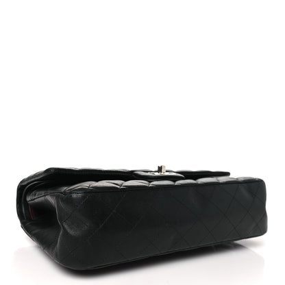 Chanel Lambskin Quilted Medium Double Flap Black 4 of 12