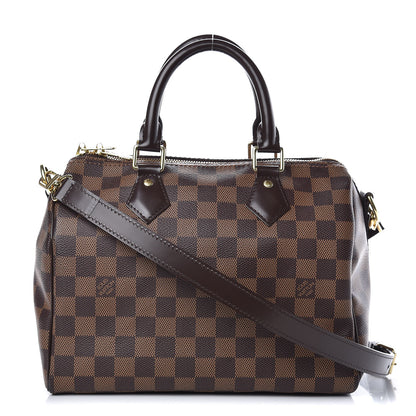 Louis Vuitton Damier Ebene Speedy Bandouliere 25 1 of 11