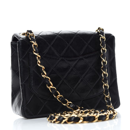 Chanel Lambskin Quilted Mini Square Flap Black 3 of 11