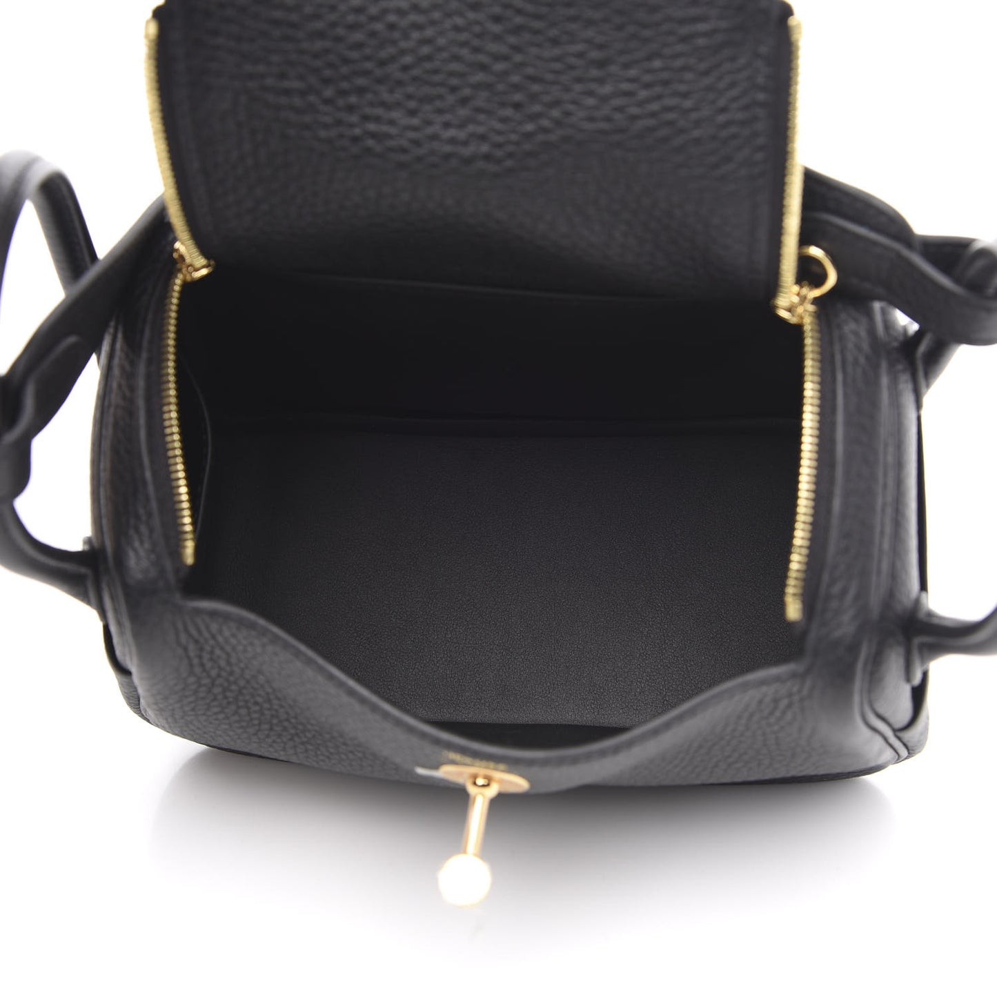 Taurillon Clemence Mini Lindy 20 Black