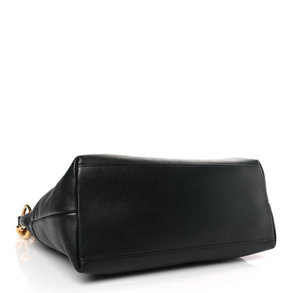 Tom Ford Calfskin Medium Avery Hobo Shoulder Bag Black 4 of 8