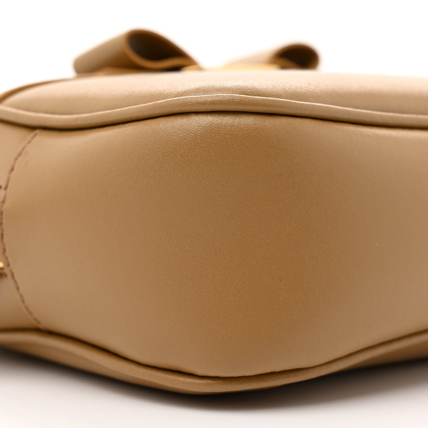 Calfskin Vara Bow Camera Bag Beige