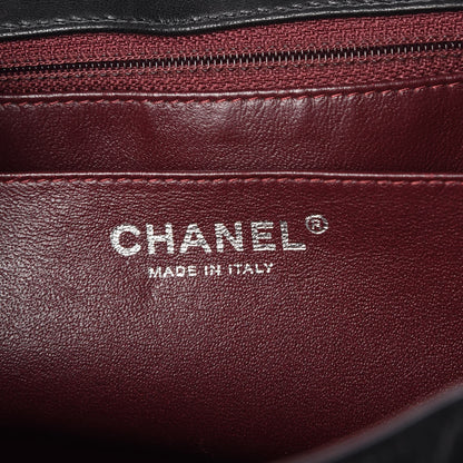 Chanel Lambskin Quilted Jumbo Single Flap Black 6 of 7