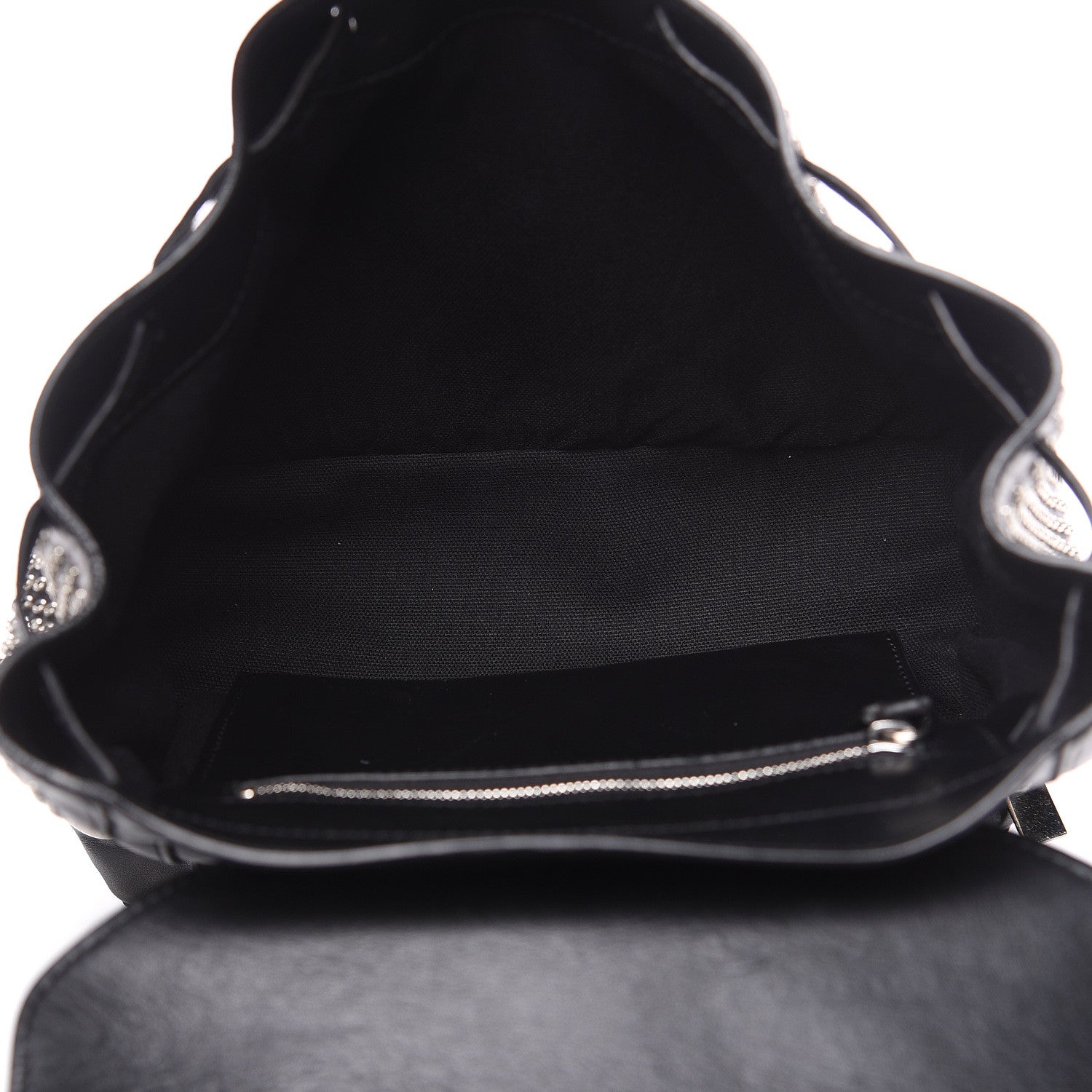 Alexander McQueen Calfskin Grommet Backpack Black 5 of 12