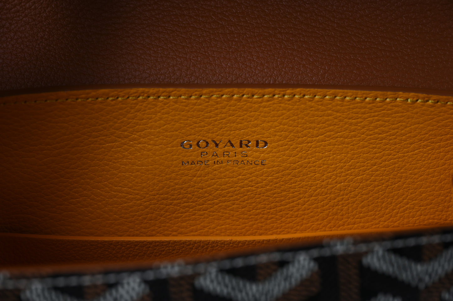 Goyardine Mini Saigon Black Gold