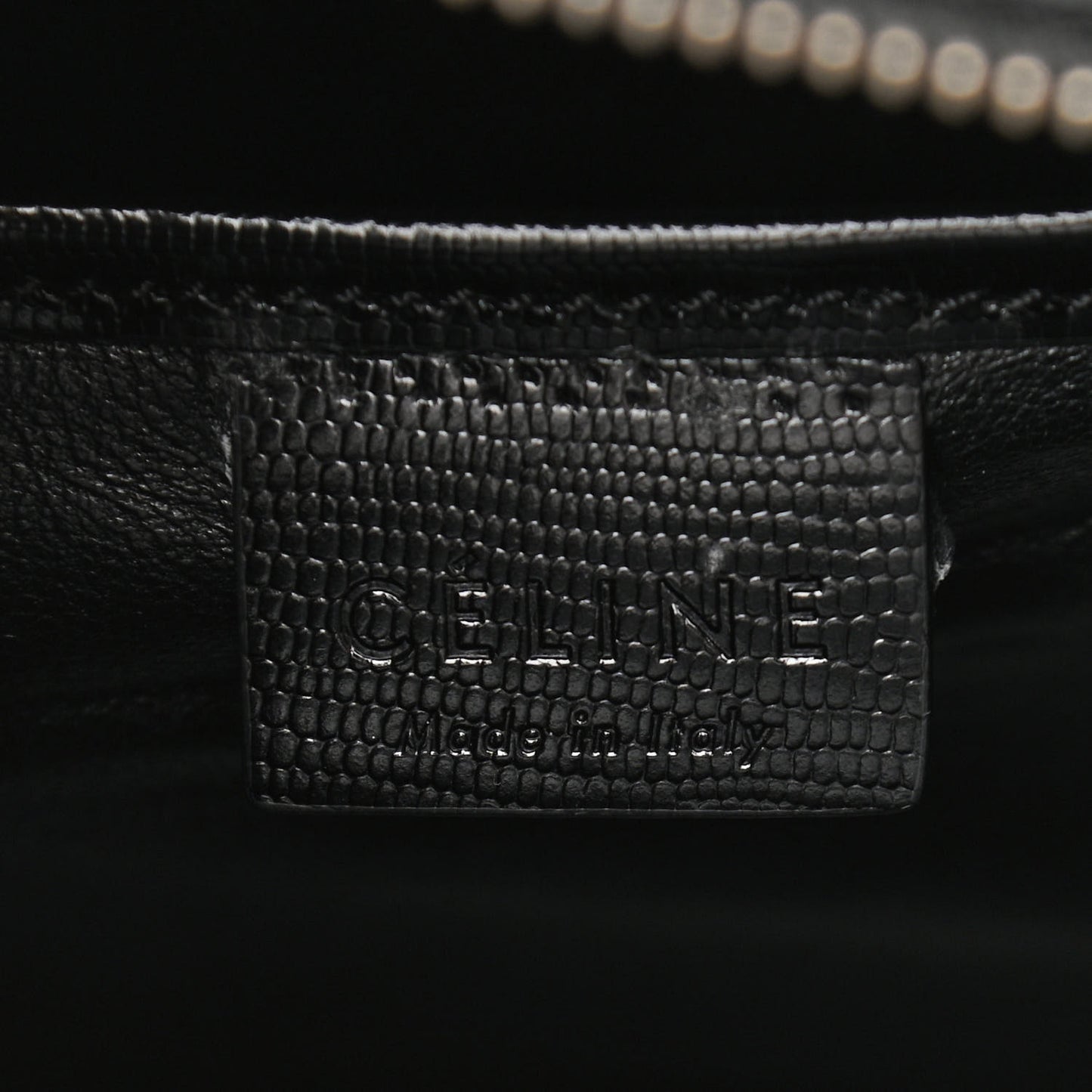 Smooth Calfskin Lizard Embossed Nano Luggage White Black