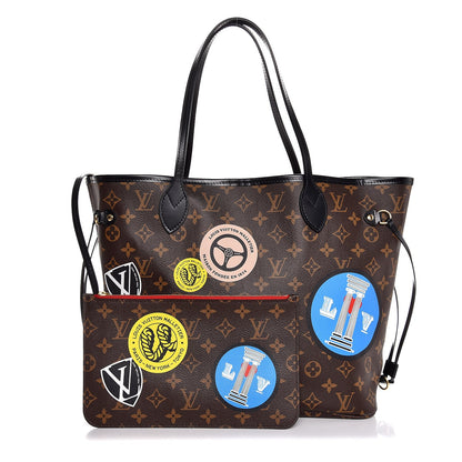 Louis Vuitton Monogram World Tour Neverfull MM 1 of 9