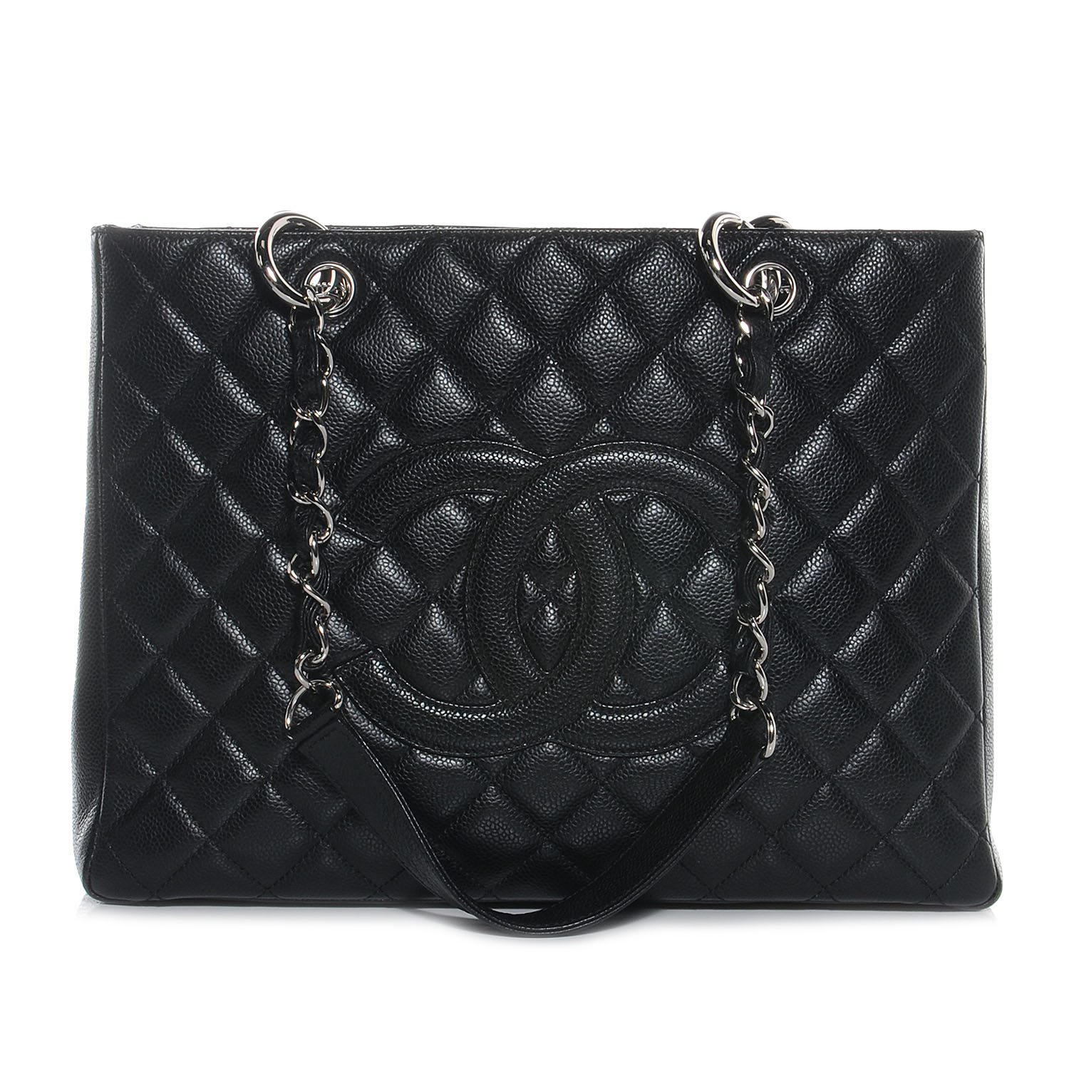 Chanel Caviar Grand Shopping Tote GST Black 1 of 8