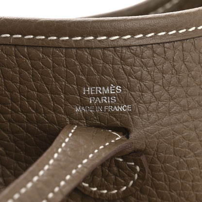 Hermes Taurillon Clemence Evelyne TPM Etoupe 6 of 11