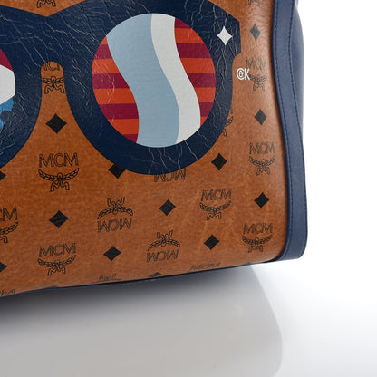 MCM Visetos Saffiano Craig and Karl Eyes On The Horizon Tote Cognac 13 of 23