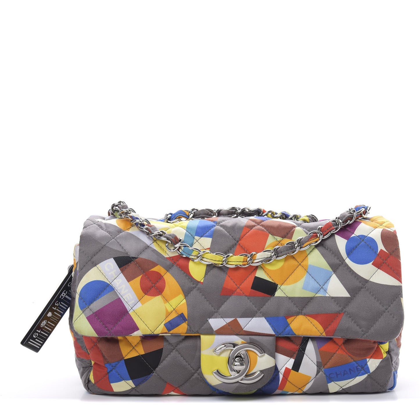 Nylon Printed Small Coco Color Flap Multicolor