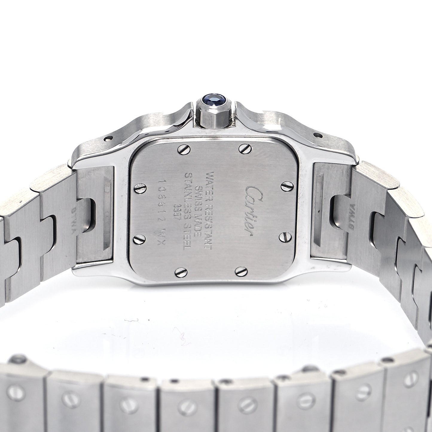 Stainless Steel 24mm Santos de Cartier Galbee Quartz Watch