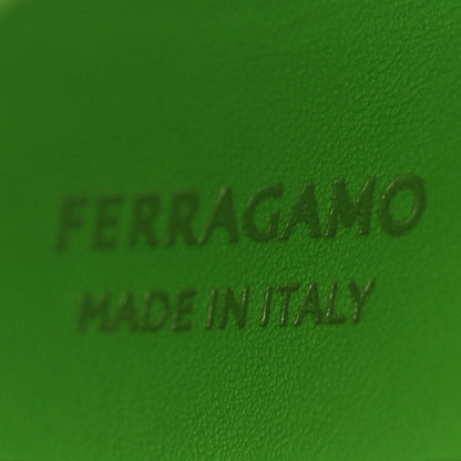 Salvatore Ferragamo Soft Calfskin Mini Gancini Hobo Lime 6 of 10
