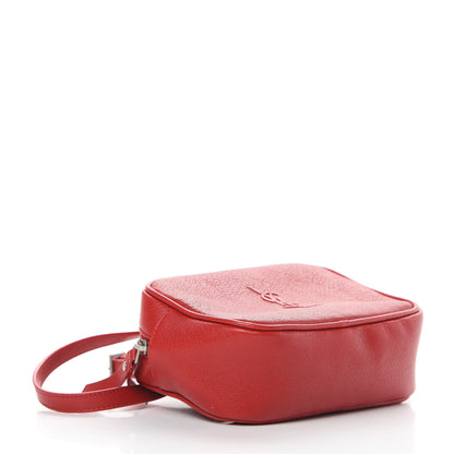 Saint Laurent Lambskin Monogram Lou Belt Bag Red 4 of 11