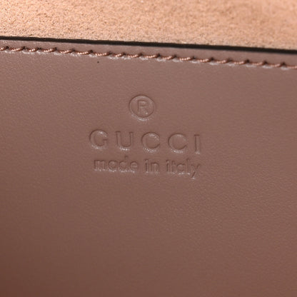 Gucci Calfskin Matelasse Small GG Marmont East West Shoulder Bag Porcelain Rose 6 of 10