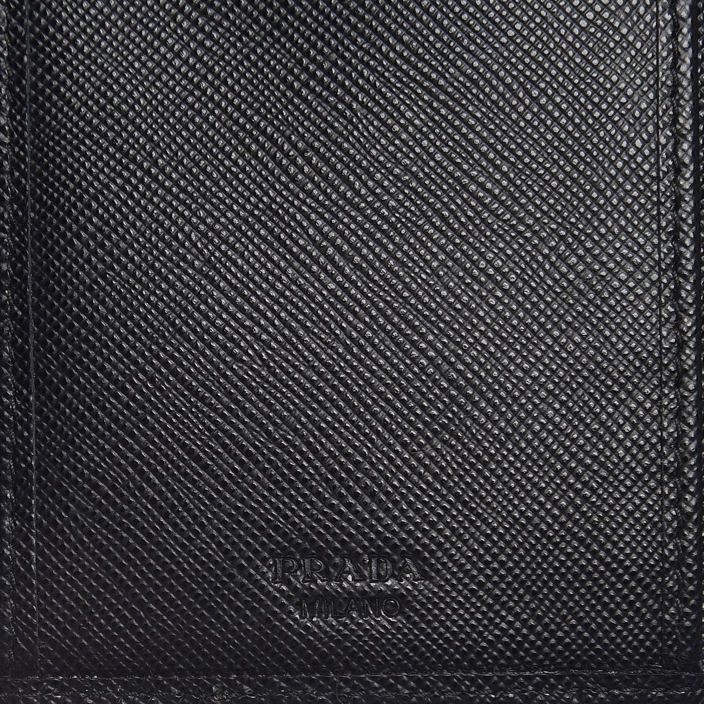 Saffiano Metal Wristlet Black