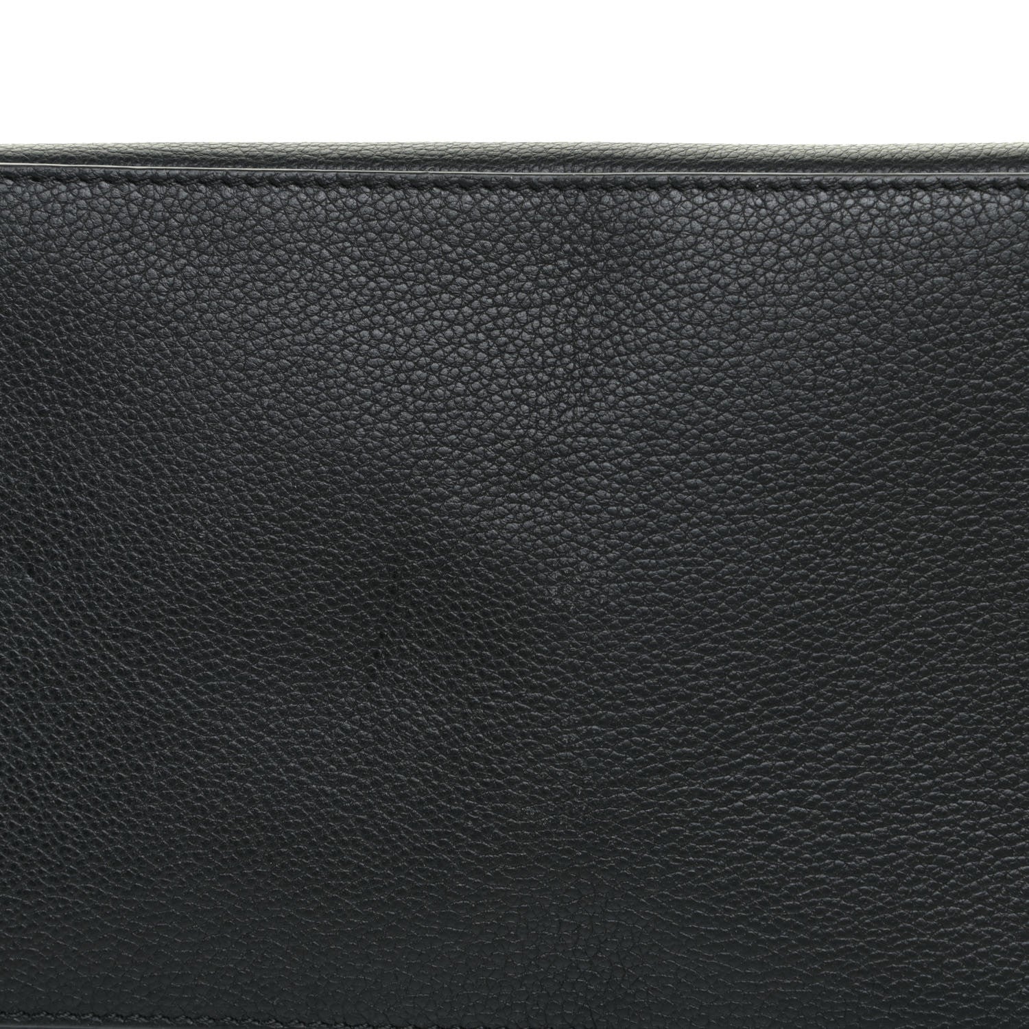 Burberry Grainy Calfskin Large Title Bag Black 12 of 14