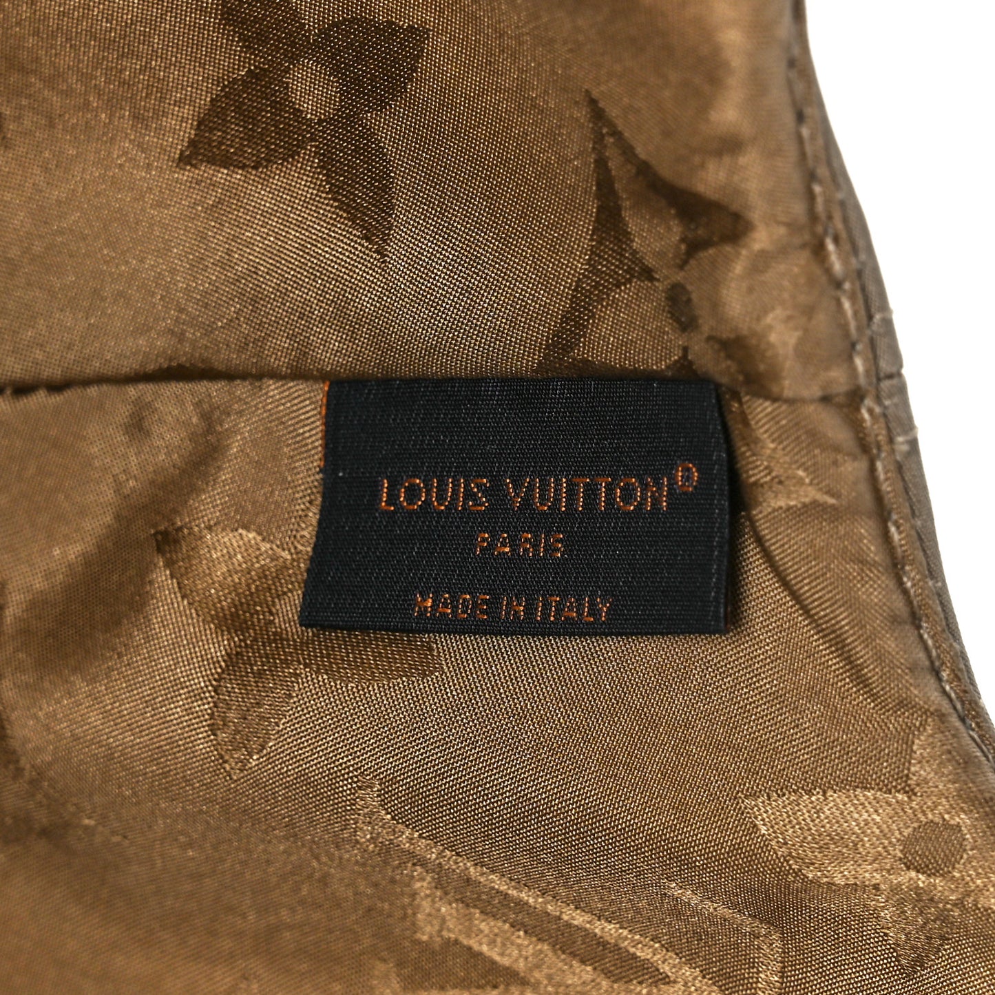 Monogram Polyester Silk LV Get Ready Cap M Beige