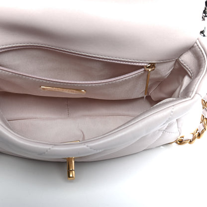 Chanel Lambskin Quilted Medium Chanel 19 Flap Light Purple 5 of 11