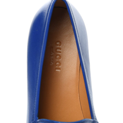 Gucci Malaga Kid Womens Jordaan Loafers 36 Electric Blue 7 of 10