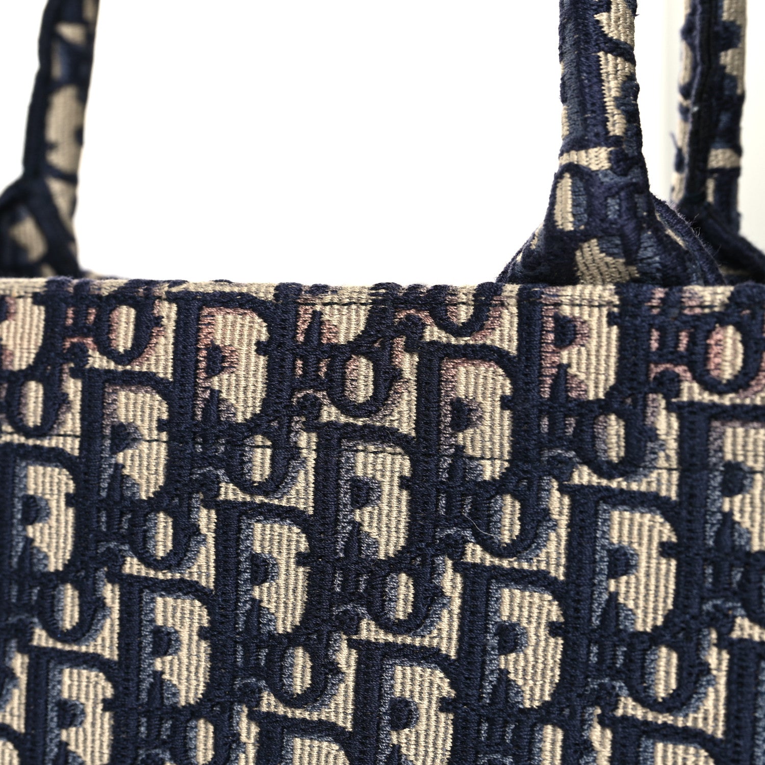 Christian Dior Oblique Large Book Tote Blue Multicolor 14 of 15