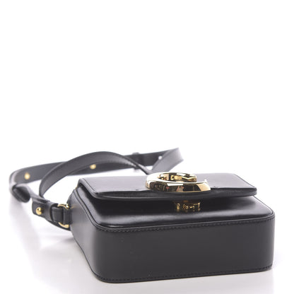 Chloe Shiny Calfskin Suede Mini C Double Carry Black 4 of 9