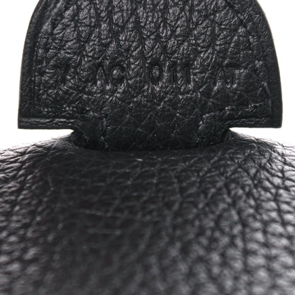 Hermes Taurillon Clemence Amazone Evelyne III PM Black White 7 of 11