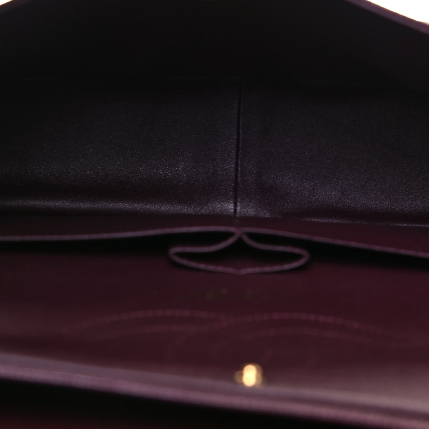 Chanel Caviar Quilted Jumbo Double Flap Burgundy 4 of 8