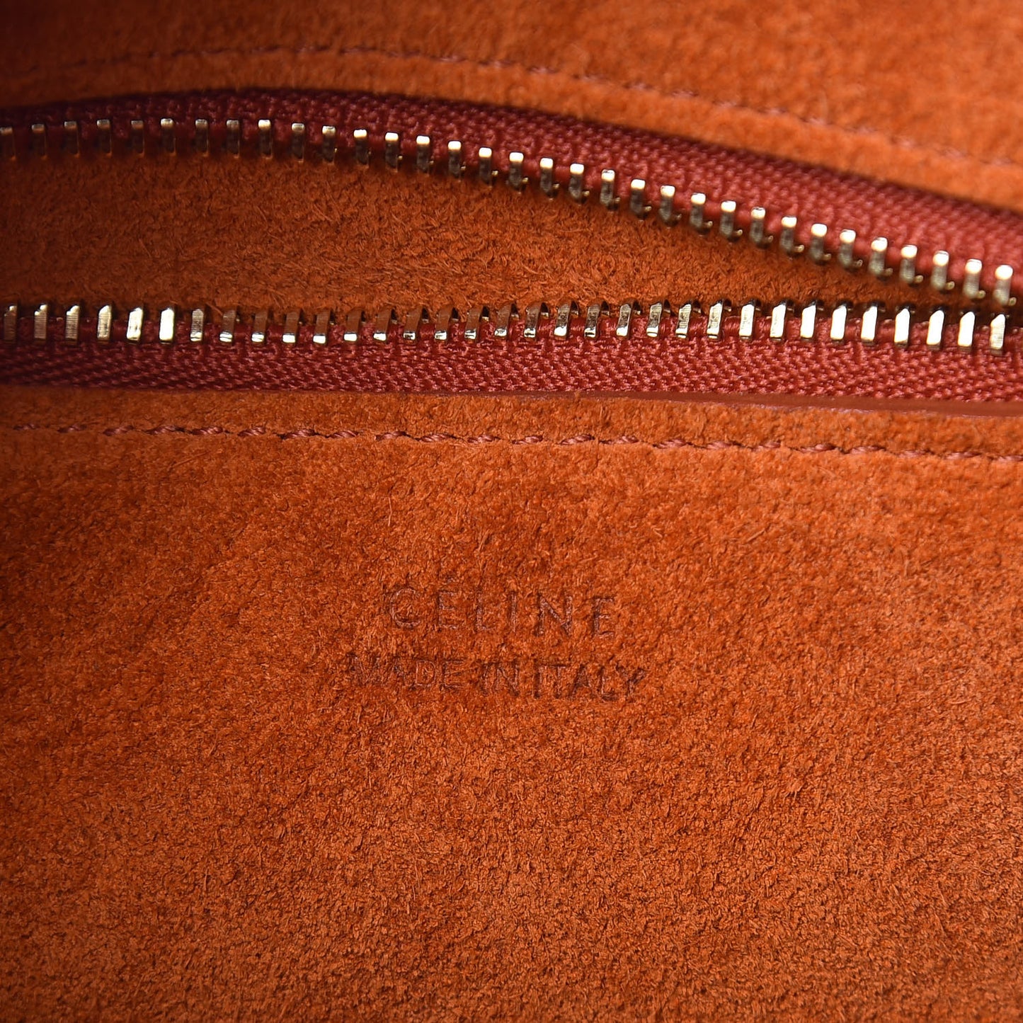 Bullhide Calfskin Small Ring Handbag Burnt Orange