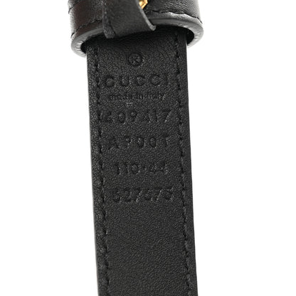 Gucci Calfskin Double G 20mm Belt 110 44 Black 3 of 4