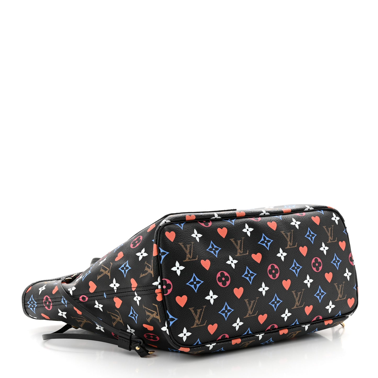 LOUIS VUITTON Game On Neverfull MM Black