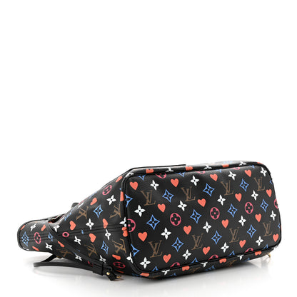 Louis Vuitton LOUIS VUITTON Game On Neverfull MM Black 5 of 11