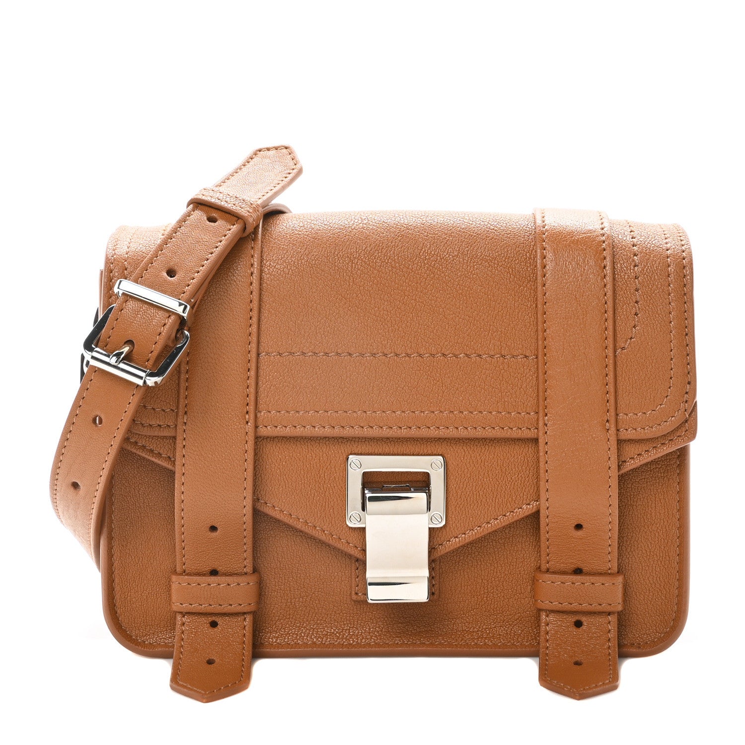 Proenza Schouler Lambskin Mini PS1 Satchel Pumpkin Spice 1 of 9