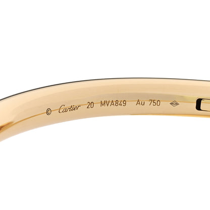 Cartier 18K Yellow Gold Medium Juste Un Clou Bracelet 20 3 of 4