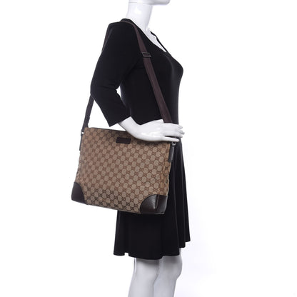 Gucci Monogram Messenger Bag Ebony 2 of 13