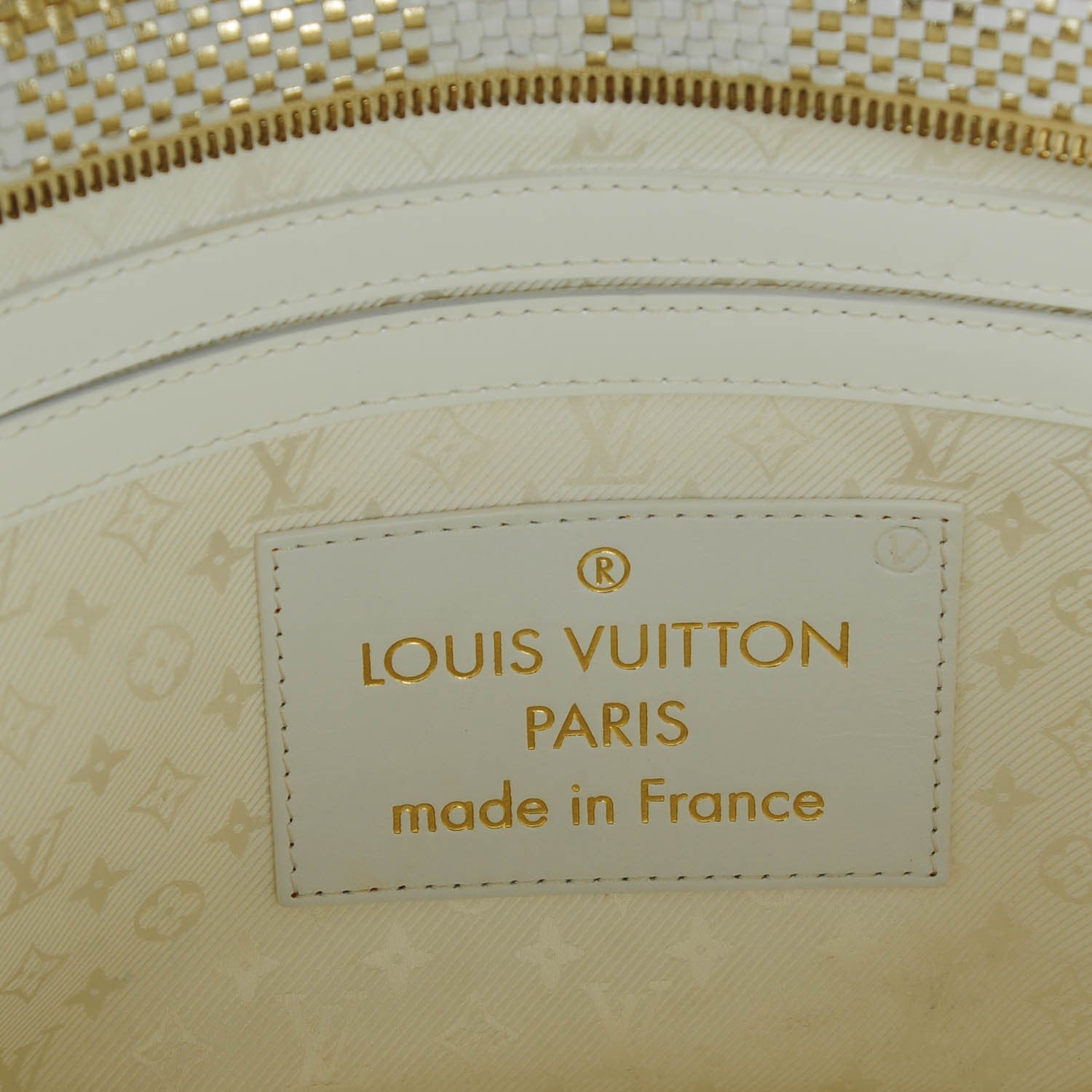 Louis Vuitton Braided Street Shopper PM Gold 6 of 9