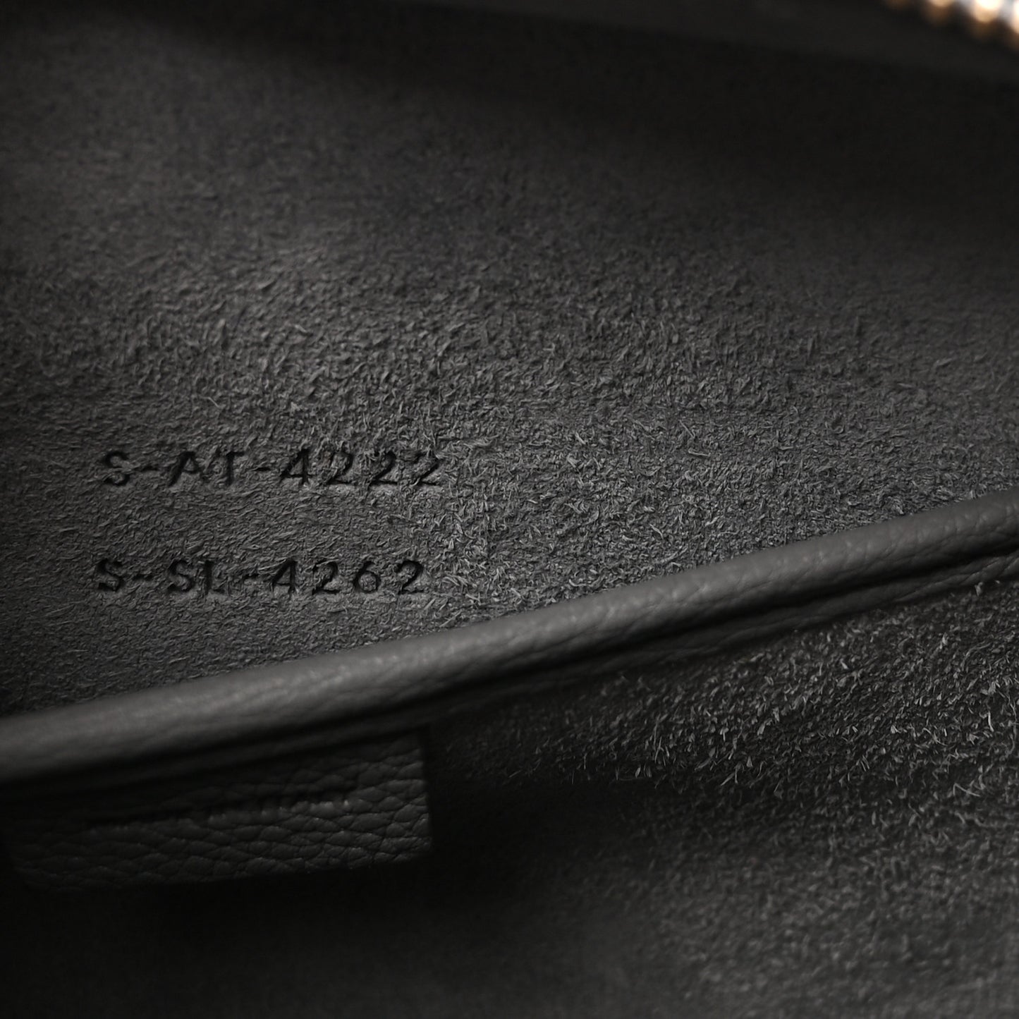 Baby Drummed Calfskin Nano Luggage Kohl
