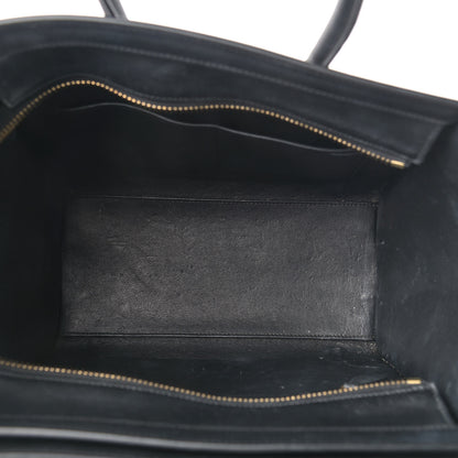Celine Smooth Calfskin Micro Luggage Black 5 of 23