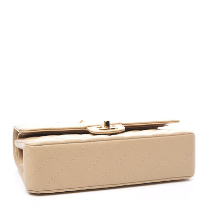 Chanel Caviar Quilted Medium Double Flap Beige Clair 3 of 10