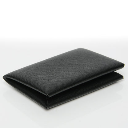 Hermes Epsom Calvi Card Case Black 4 of 6
