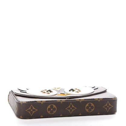 Louis Vuitton Monogram Lovely Birds Pochette Felicie Chain Wallet 4 of 13