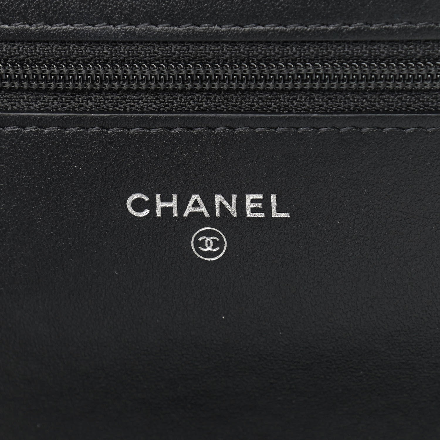 Chanel Aged Calfskin Quilted Reissue Wallet On Chain WOC So Black 6 of 10