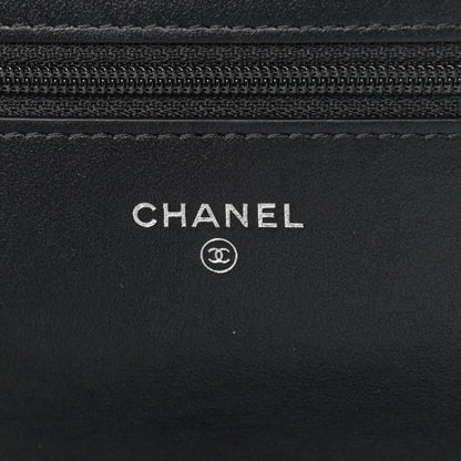 Chanel Aged Calfskin Quilted Reissue Wallet On Chain WOC So Black 6 of 10